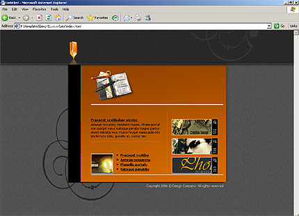 HTML HOMEPAGE SCREENSHOT