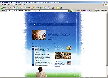 HTML HOMEPAGE SCREENSHOT