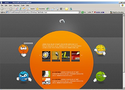 HTML HOMEPAGE SCREENSHOT