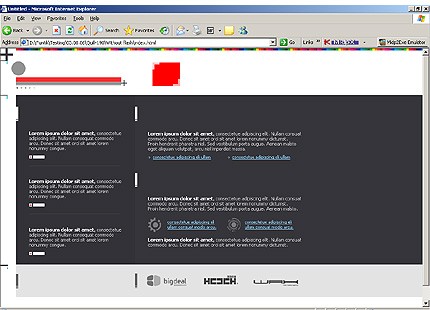 HTML HOMEPAGE SCREENSHOT