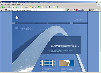 HTML HOMEPAGE SCREENSHOT