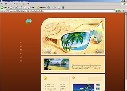 HTML HOMEPAGE SCREENSHOT