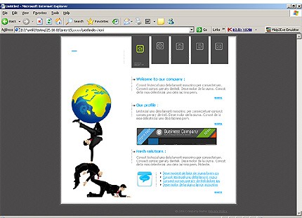 HTML HOMEPAGE SCREENSHOT