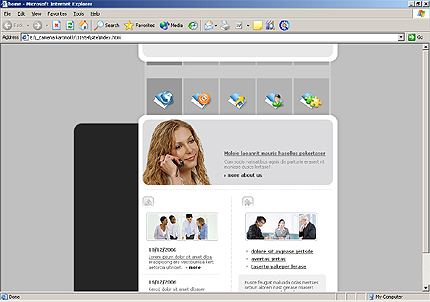 HTML HOMEPAGE SCREENSHOT