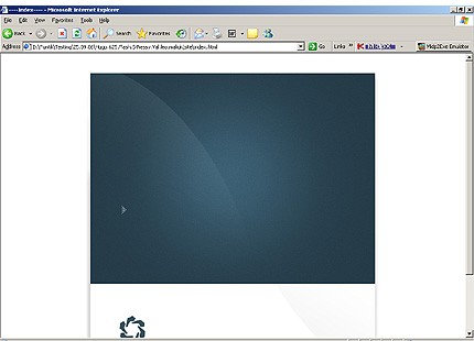 HTML HOMEPAGE SCREENSHOT