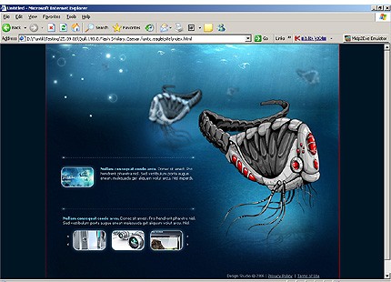 HTML HOMEPAGE SCREENSHOT