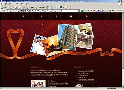 HTML HOMEPAGE SCREENSHOT