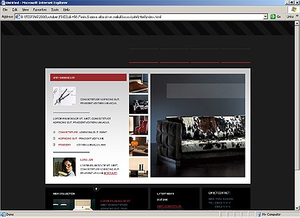 HTML HOMEPAGE SCREENSHOT