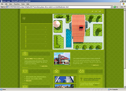 HTML HOMEPAGE SCREENSHOT