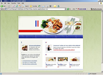 HTML HOMEPAGE SCREENSHOT