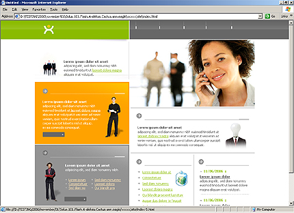 HTML HOMEPAGE SCREENSHOT