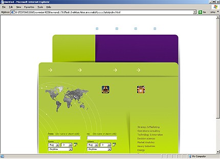 HTML HOMEPAGE SCREENSHOT