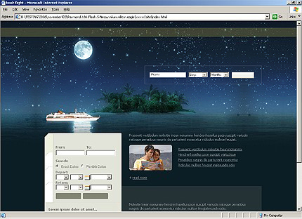 HTML HOMEPAGE SCREENSHOT