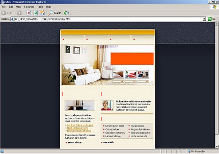 HTML HOMEPAGE SCREENSHOT