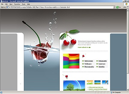 HTML HOMEPAGE SCREENSHOT