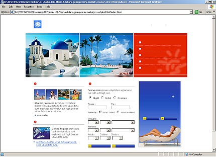 HTML HOMEPAGE SCREENSHOT