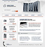 Web Hosting Web Design Template 12965