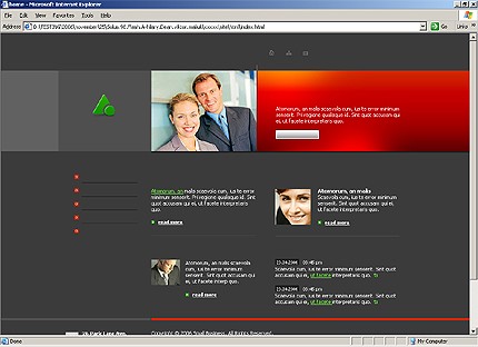 HTML HOMEPAGE SCREENSHOT