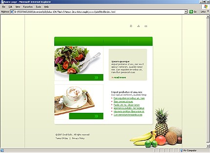 HTML HOMEPAGE SCREENSHOT