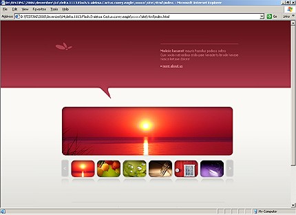 HTML HOMEPAGE SCREENSHOT