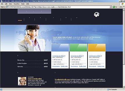 HTML HOMEPAGE SCREENSHOT