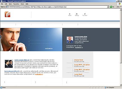 HTML HOMEPAGE SCREENSHOT