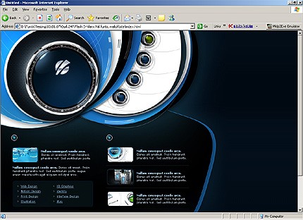 HTML HOMEPAGE SCREENSHOT