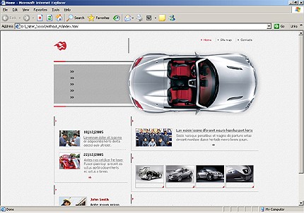 HTML HOMEPAGE SCREENSHOT