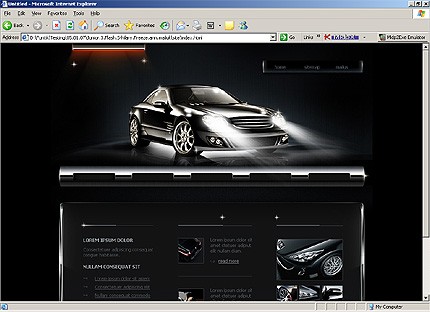 HTML HOMEPAGE SCREENSHOT