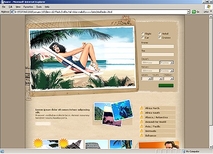 HTML HOMEPAGE SCREENSHOT