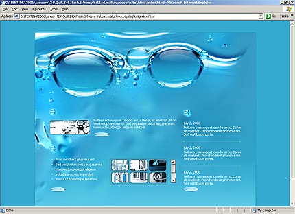 HTML HOMEPAGE SCREENSHOT