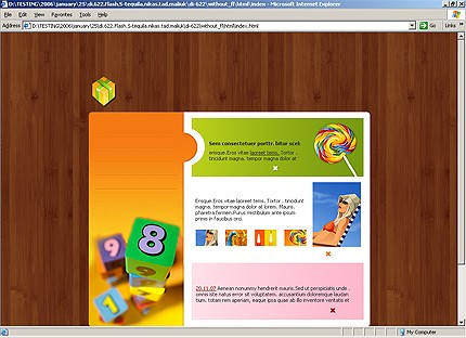 HTML HOMEPAGE SCREENSHOT