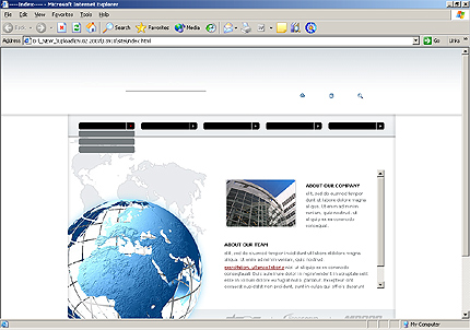 HTML HOMEPAGE SCREENSHOT