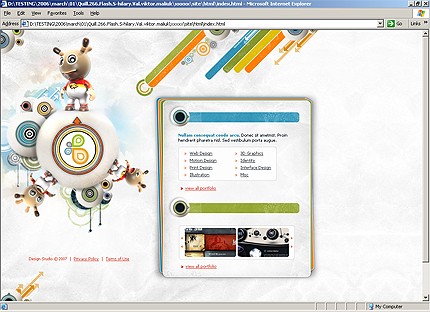 HTML HOMEPAGE SCREENSHOT