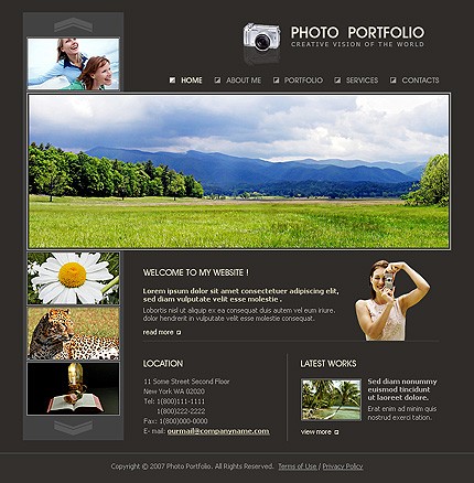 ADOBE PHOTOSHOP HOMEPAGE SCREENSHOT