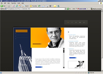 HTML HOMEPAGE SCREENSHOT