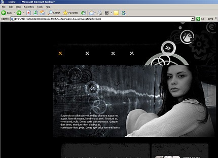 HTML HOMEPAGE SCREENSHOT