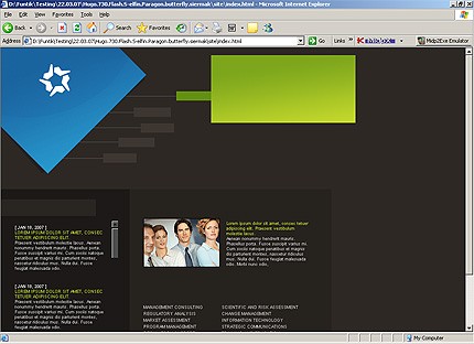 HTML HOMEPAGE SCREENSHOT