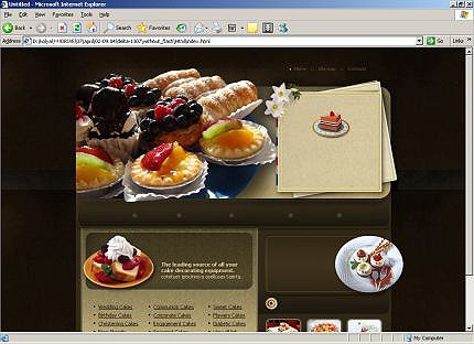 HTML HOMEPAGE SCREENSHOT