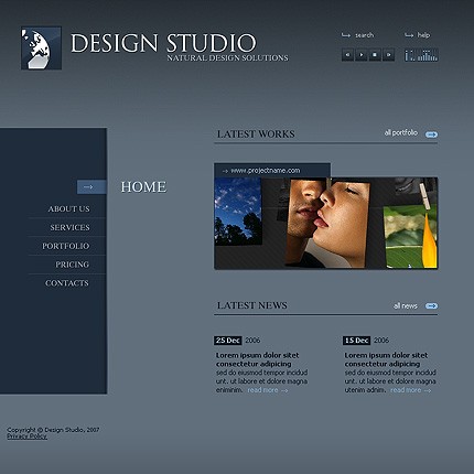 ADOBE PHOTOSHOP HOMEPAGE SCREENSHOT