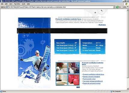 HTML HOMEPAGE SCREENSHOT