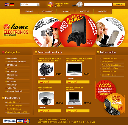 CRELoaded Template Main Page