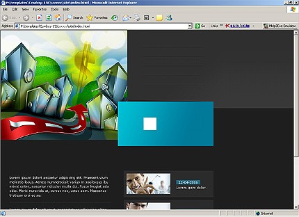 HTML HOMEPAGE SCREENSHOT