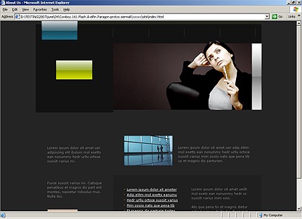 HTML HOMEPAGE SCREENSHOT