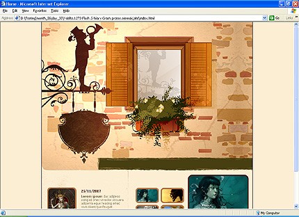 HTML HOMEPAGE SCREENSHOT