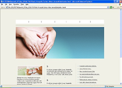 HTML HOMEPAGE SCREENSHOT