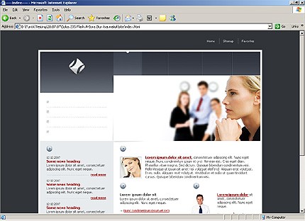 HTML HOMEPAGE SCREENSHOT