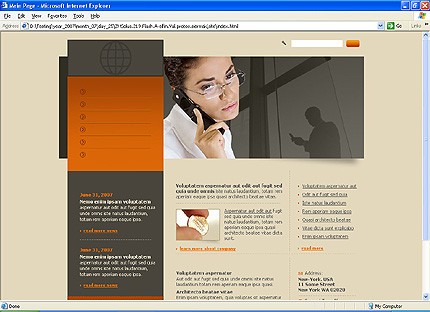 HTML HOMEPAGE SCREENSHOT