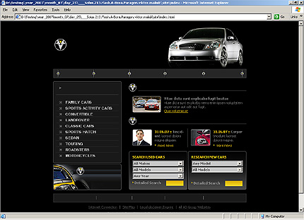 HTML HOMEPAGE SCREENSHOT