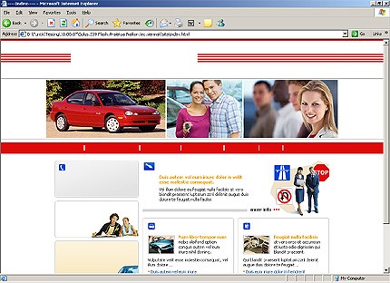 HTML HOMEPAGE SCREENSHOT